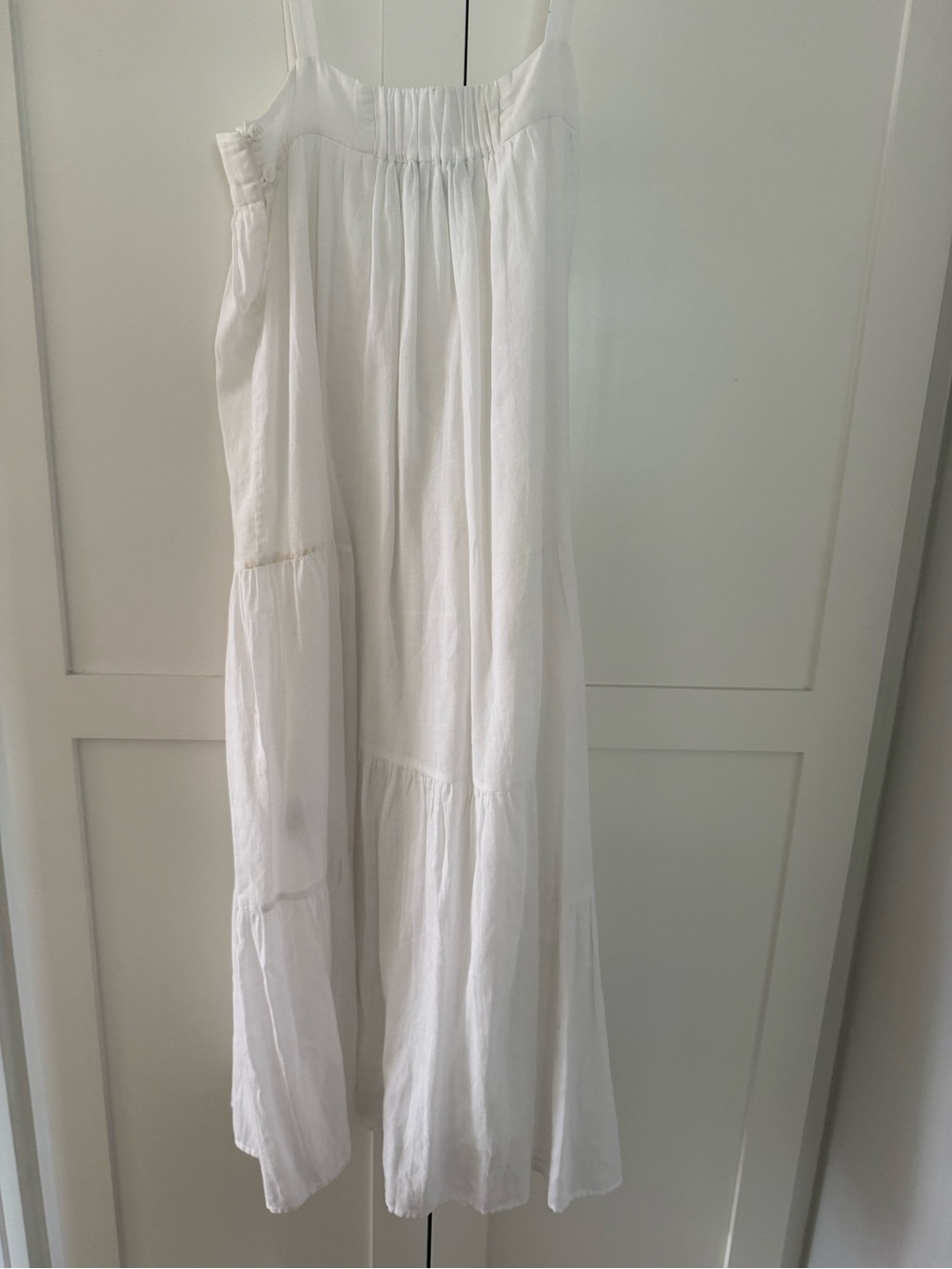 Jenni Kayne White Tiered Midi Dress - Picture 2 of 2